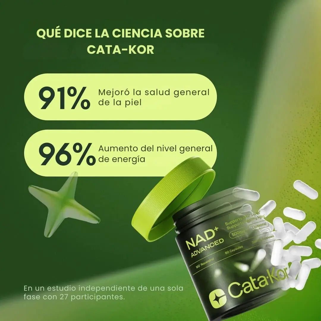 Cata-Kor™ NAD+ Suplemento Antienvejecimiento