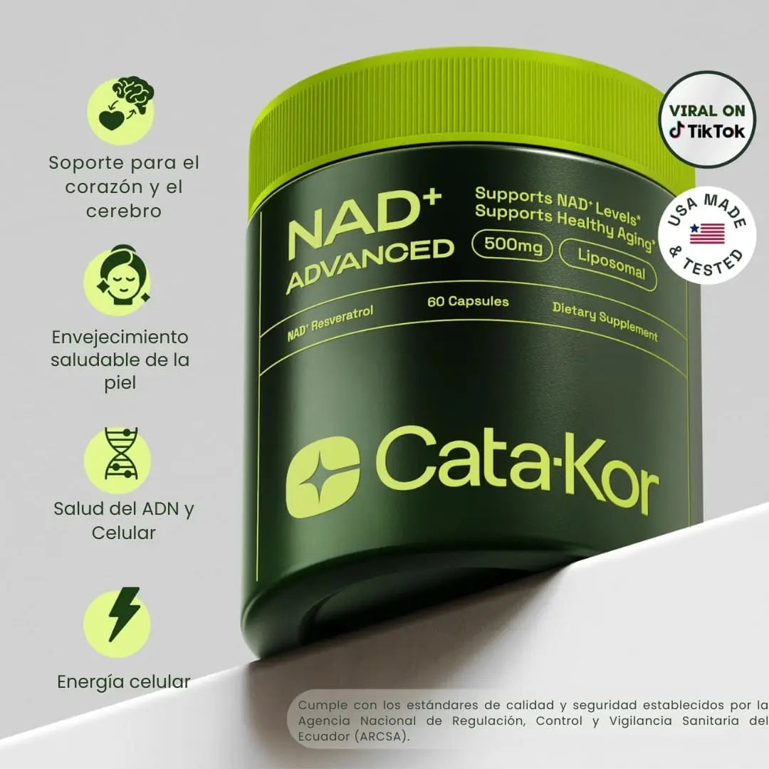 Cata-Kor™ NAD+ Suplemento Antienvejecimiento