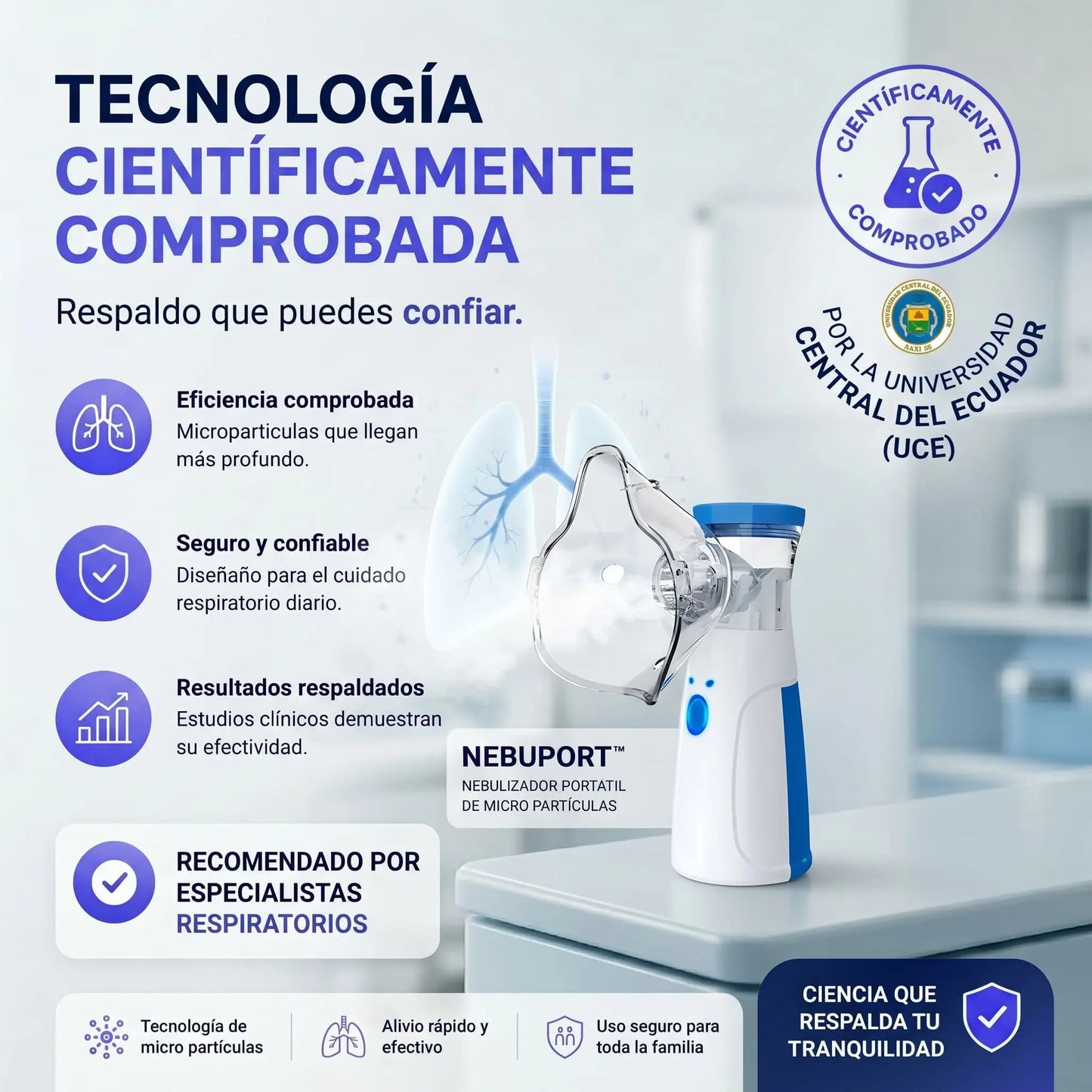 Sistema Portátil de Alivio Respiratorio
